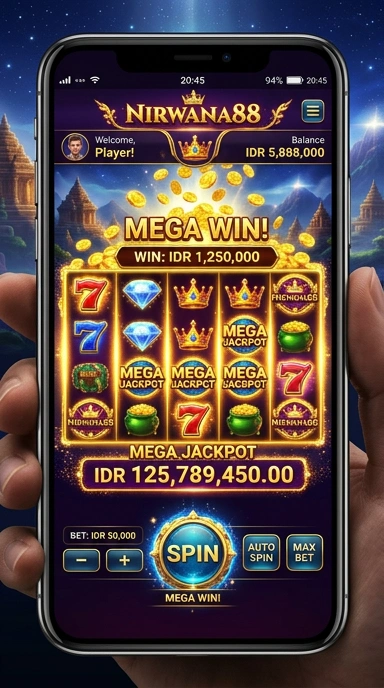 Tampilan antarmuka pengguna di nirwana88 yang sederhana dan intuitif.